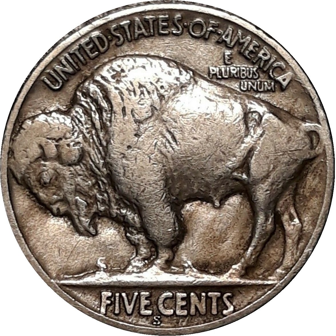 1927-S-5c-Buffalo-Nickel